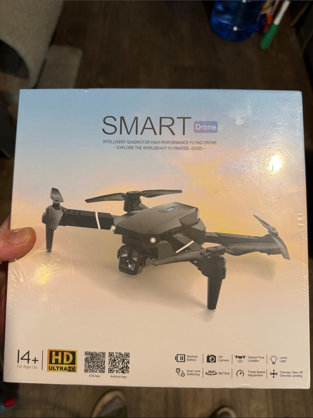 SMART Drone -Intelligent quad-rotor High-Performance Flying Drone. Explore!!!!